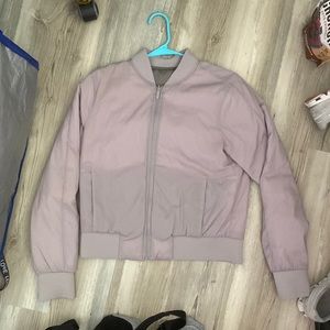 Reversible lululemon bomber jacket